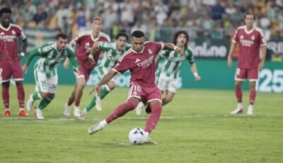 ريال بتيس ضد الريال.. ركلة جزاء مبابى تثير التساؤلات بالدوري الإسبانى.. فيديو