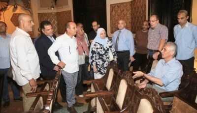 رئيس الأوبرا يتفقد مسرحي الجمهورية ومعهد الموسيقى.. ويتابع أعمال الصيانة ورفع الكفاءة