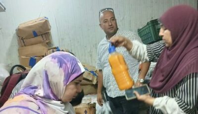 ضبط 994 كيلو فواكه غير صالحة وعصائر مجهولة المصدر في المنوفية