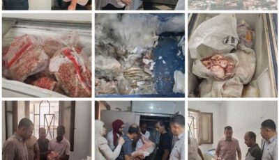 ضبط 900 كيلو لحوم غير صالحة للاستهلاك داخل مخزن سري بالغردقة