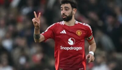 برونو فيرنانديز يتوج بجائزة لاعب الأسبوع في الدوري الإنجليزي